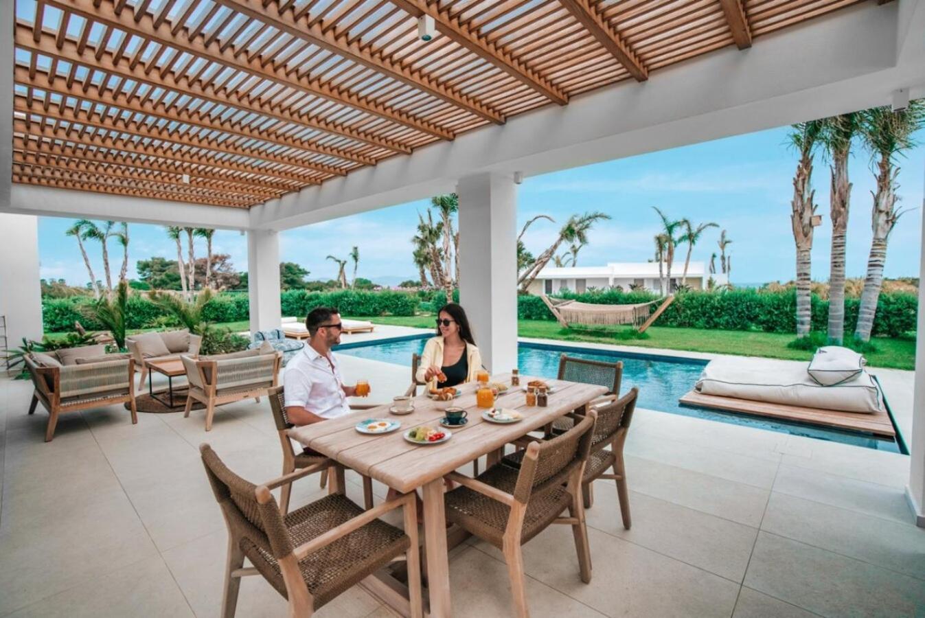 Taf Beach Villas With Tesla Τιγκάκι Εξωτερικό φωτογραφία