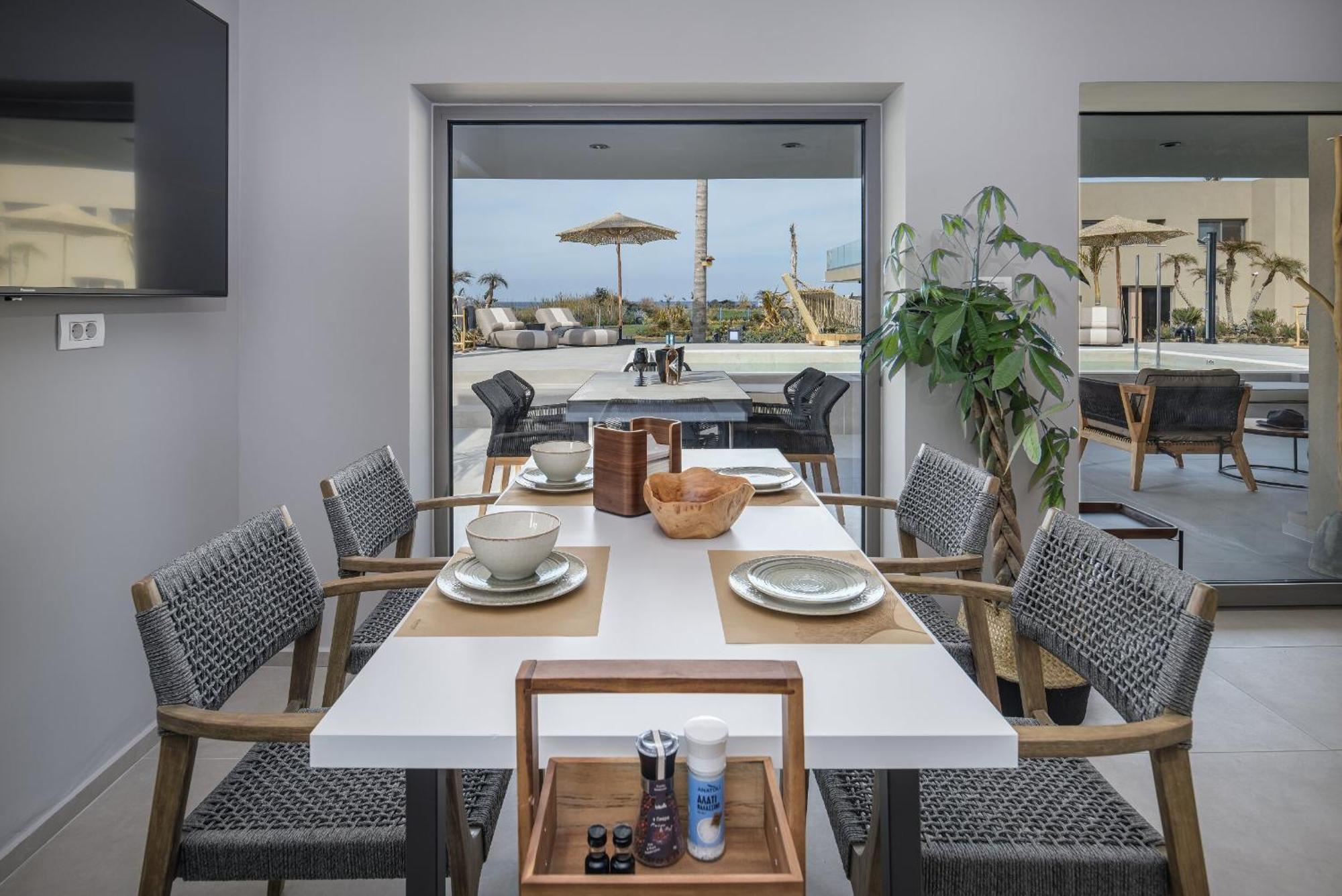 Taf Beach Villas With Tesla Τιγκάκι Δωμάτιο φωτογραφία