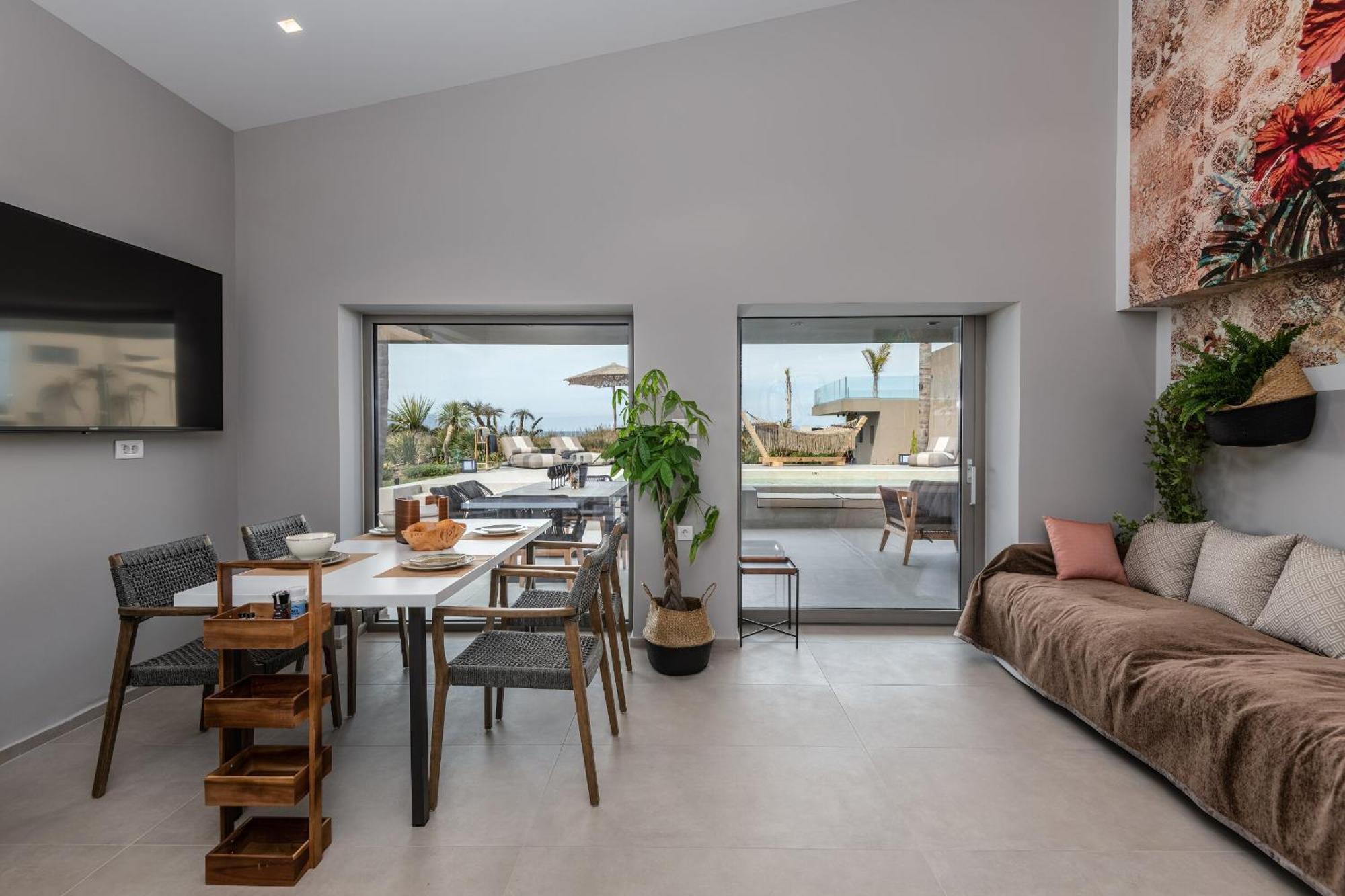 Taf Beach Villas With Tesla Τιγκάκι Δωμάτιο φωτογραφία